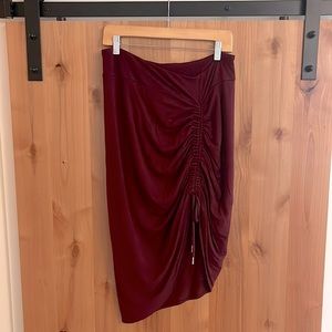 Anthropologie Cinched + Tied Skirt